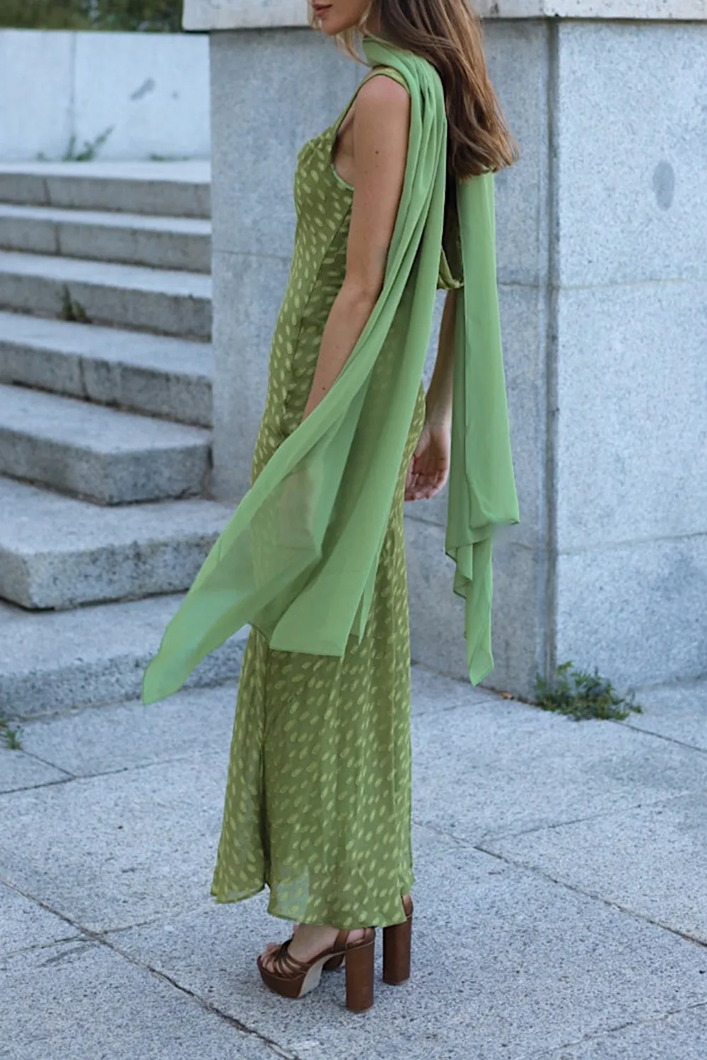 Green Weightless Shawl