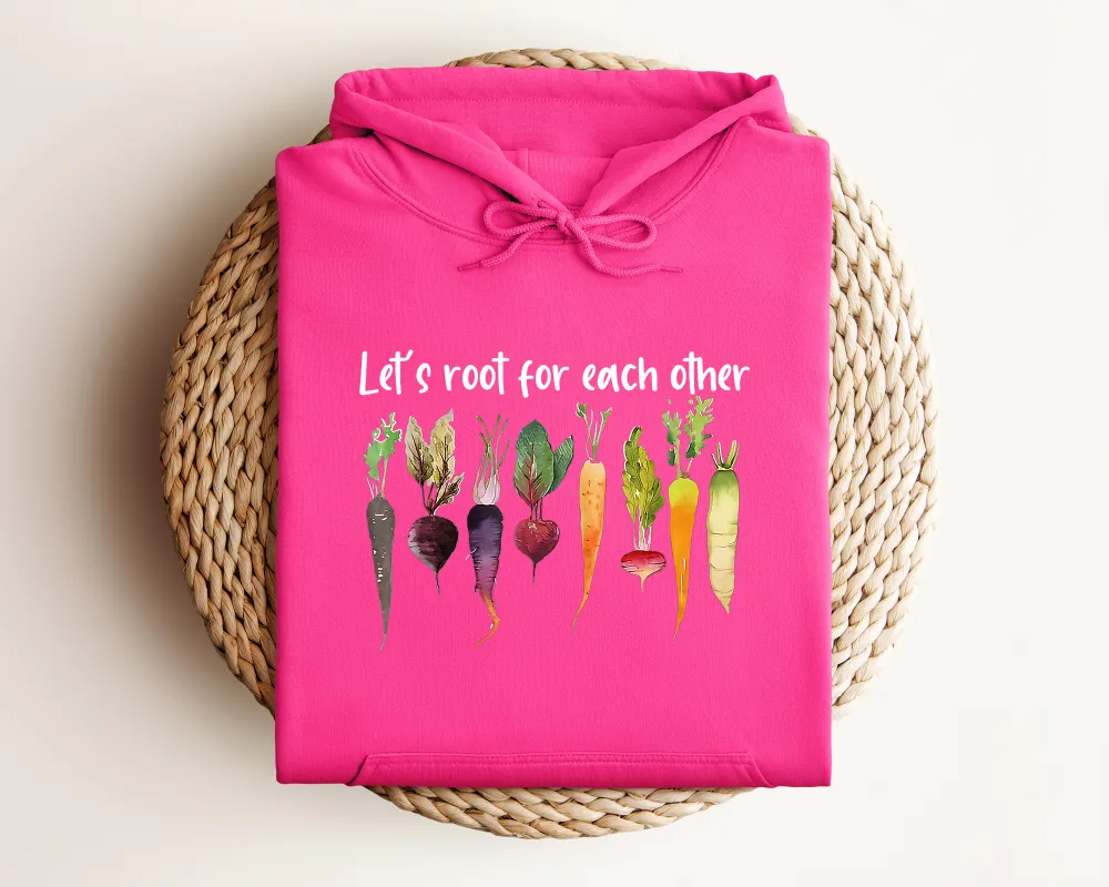 Garden Motto Graphic Pullover Hoodie