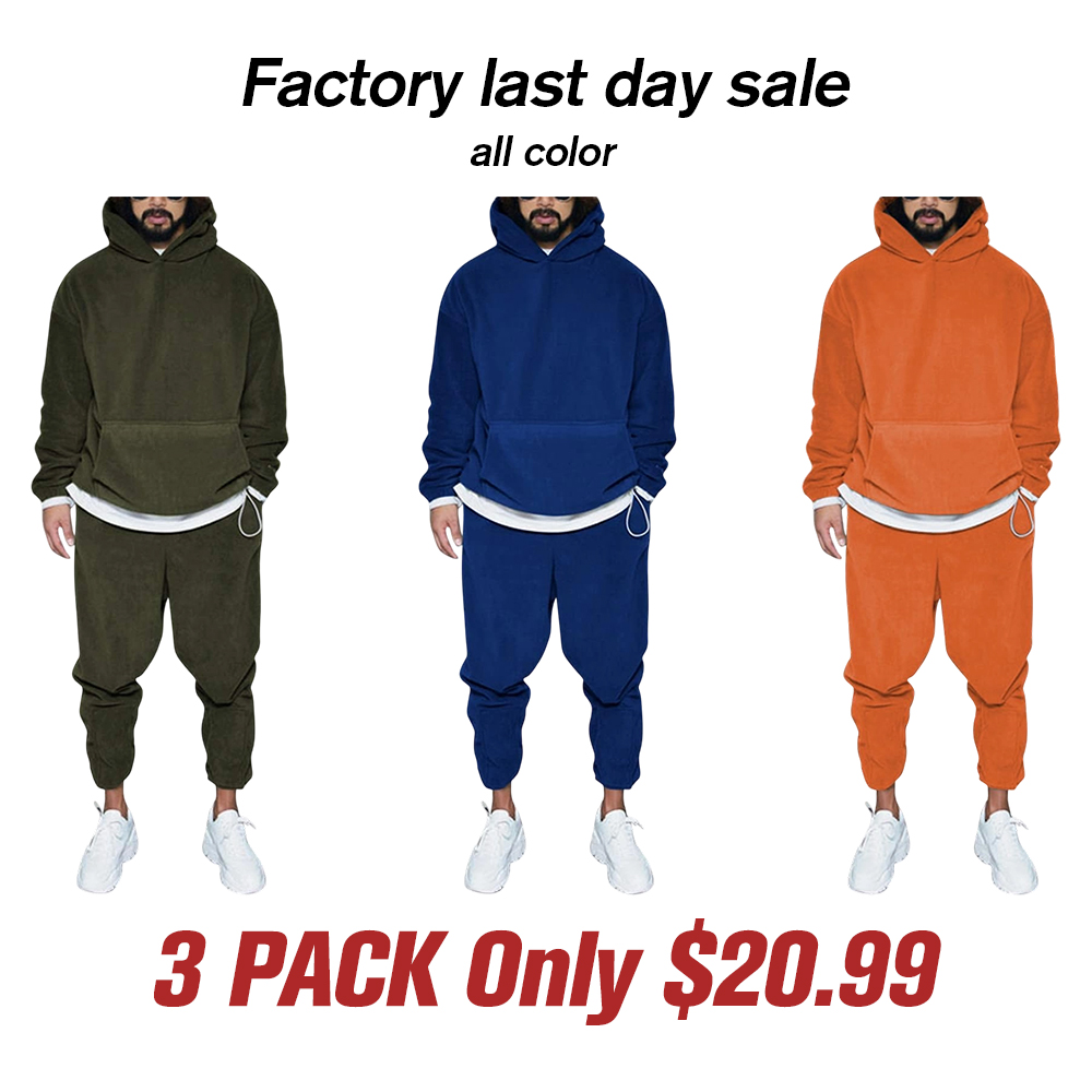 Mens 2 Piece Polar Fleece Tracksuits