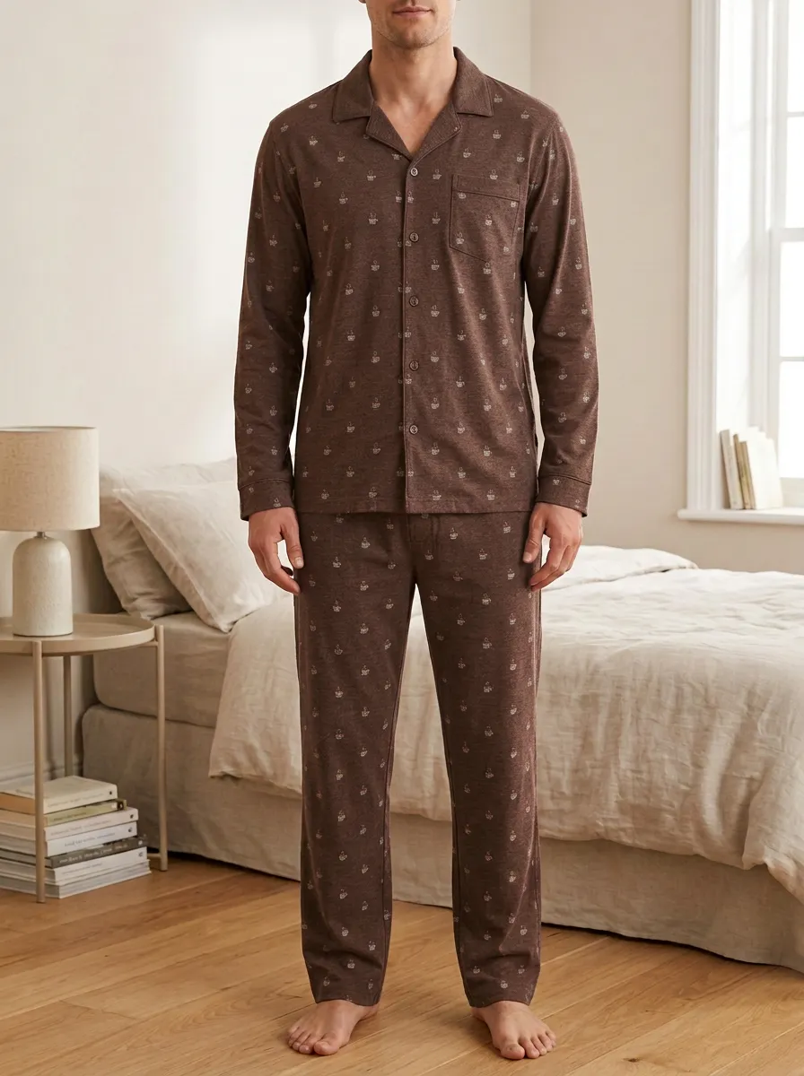 Simple Classic Men's Pajama Set