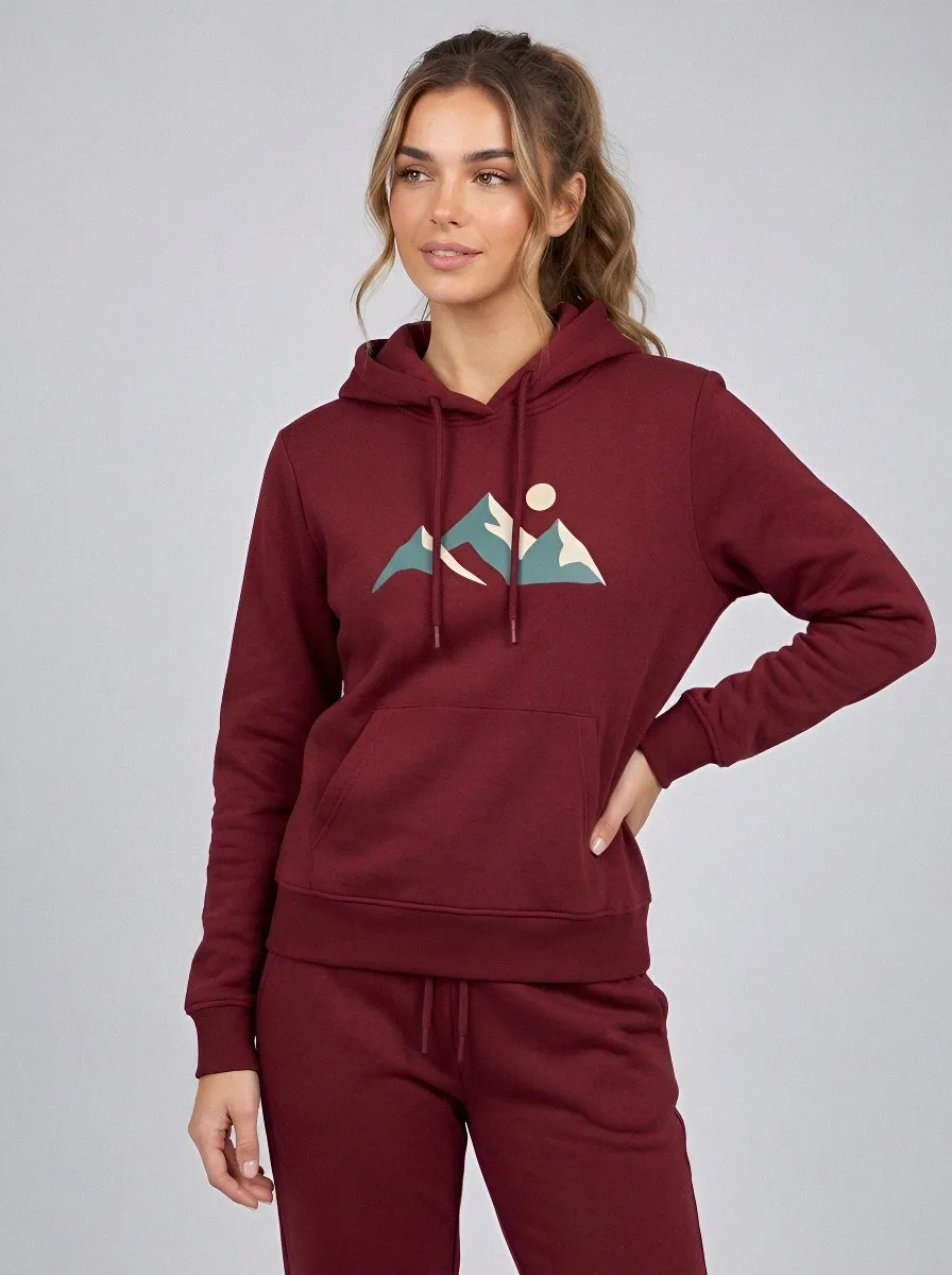 Women's Sage Green Everyday Solid Hoodie & Pants Set