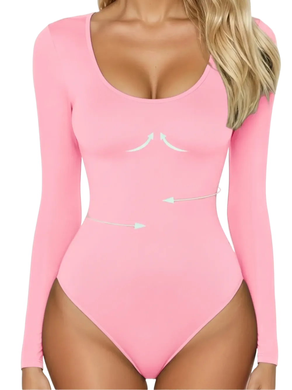 Women’s Ribbed Tummy Control Bodysuit