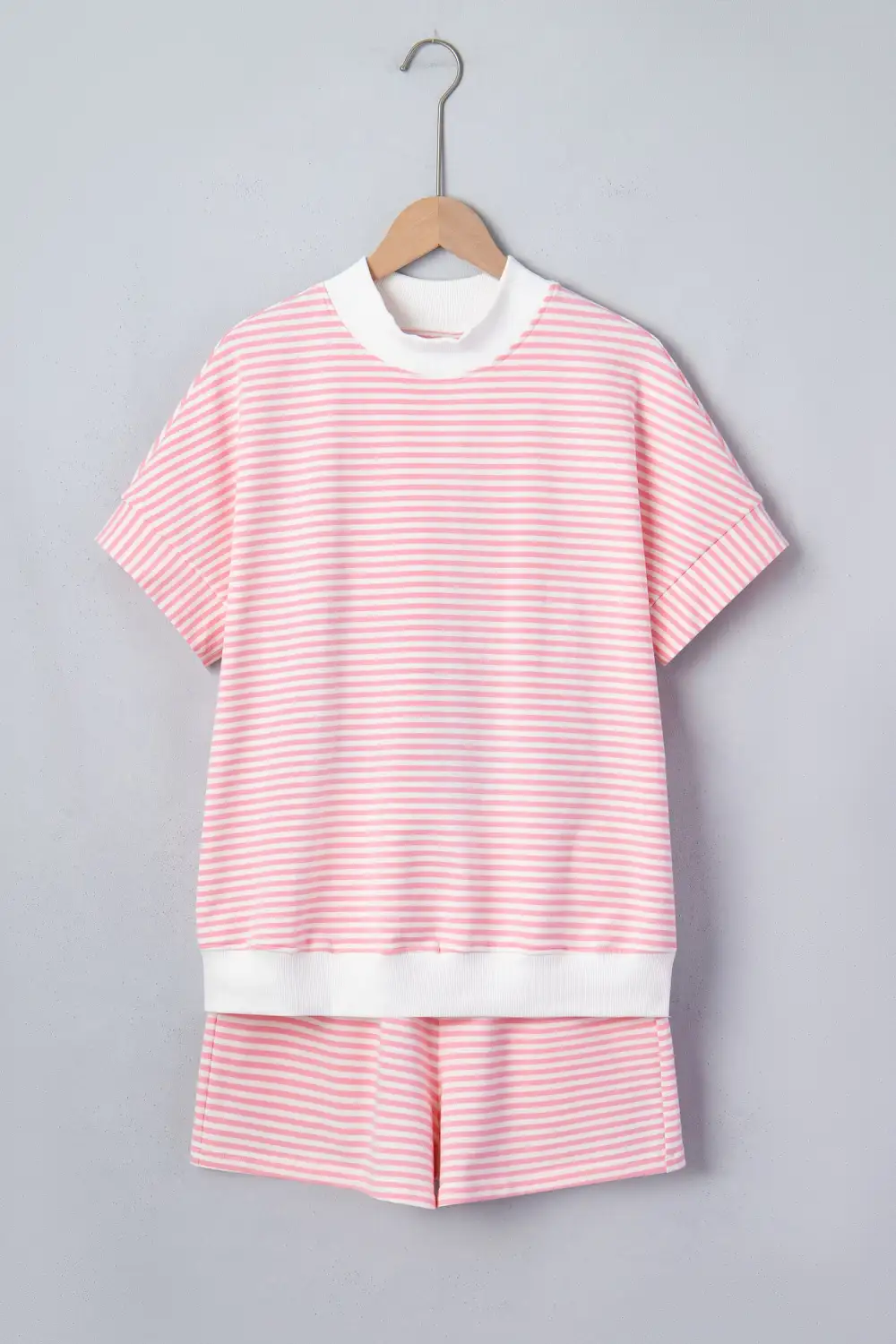 Sleeve Relaxed Shorts Lounge Set Look
