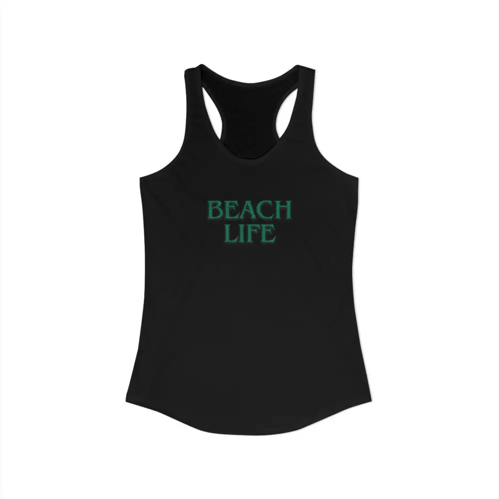Beach Life Graphic Racerback Tank