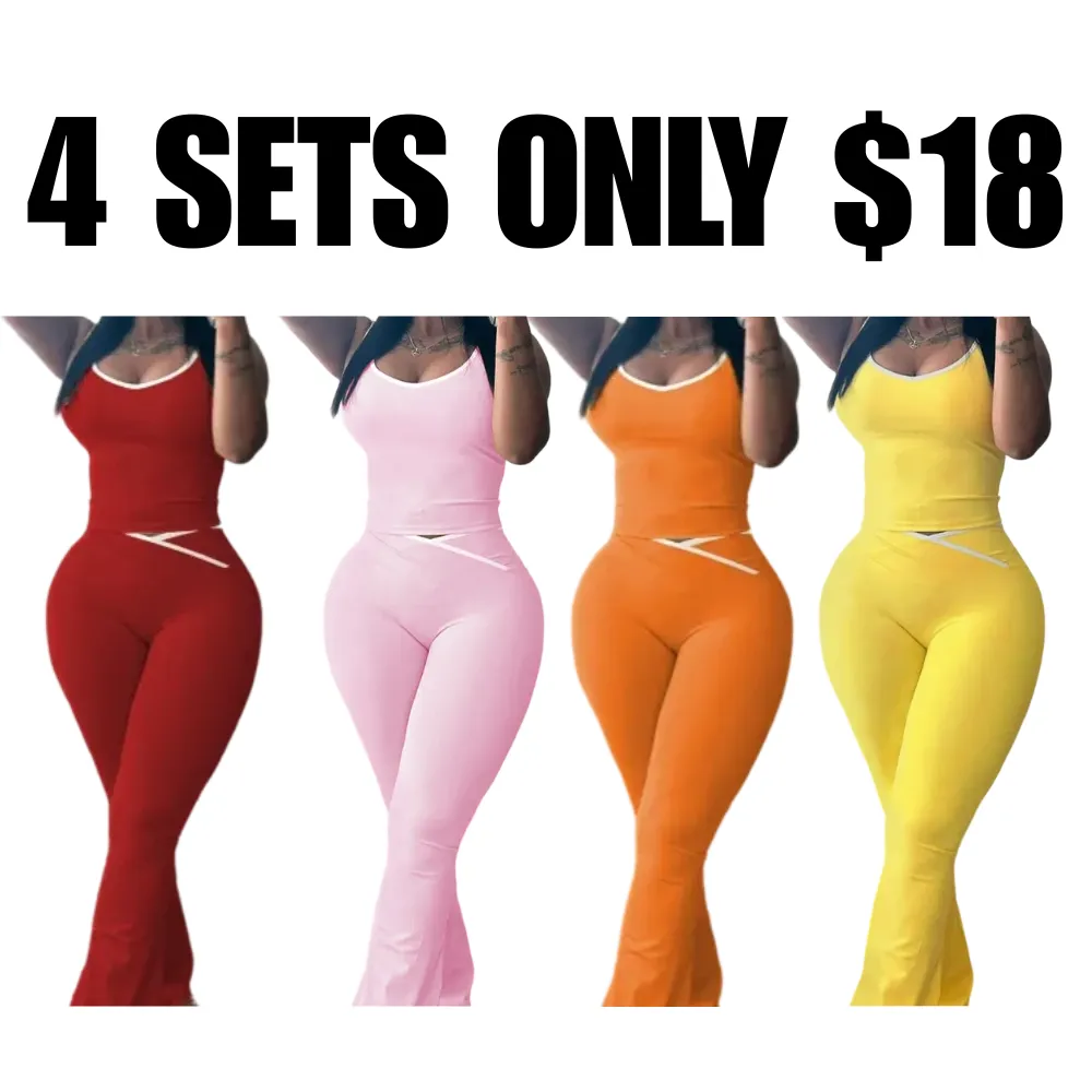 Strapless Backless Flare Set