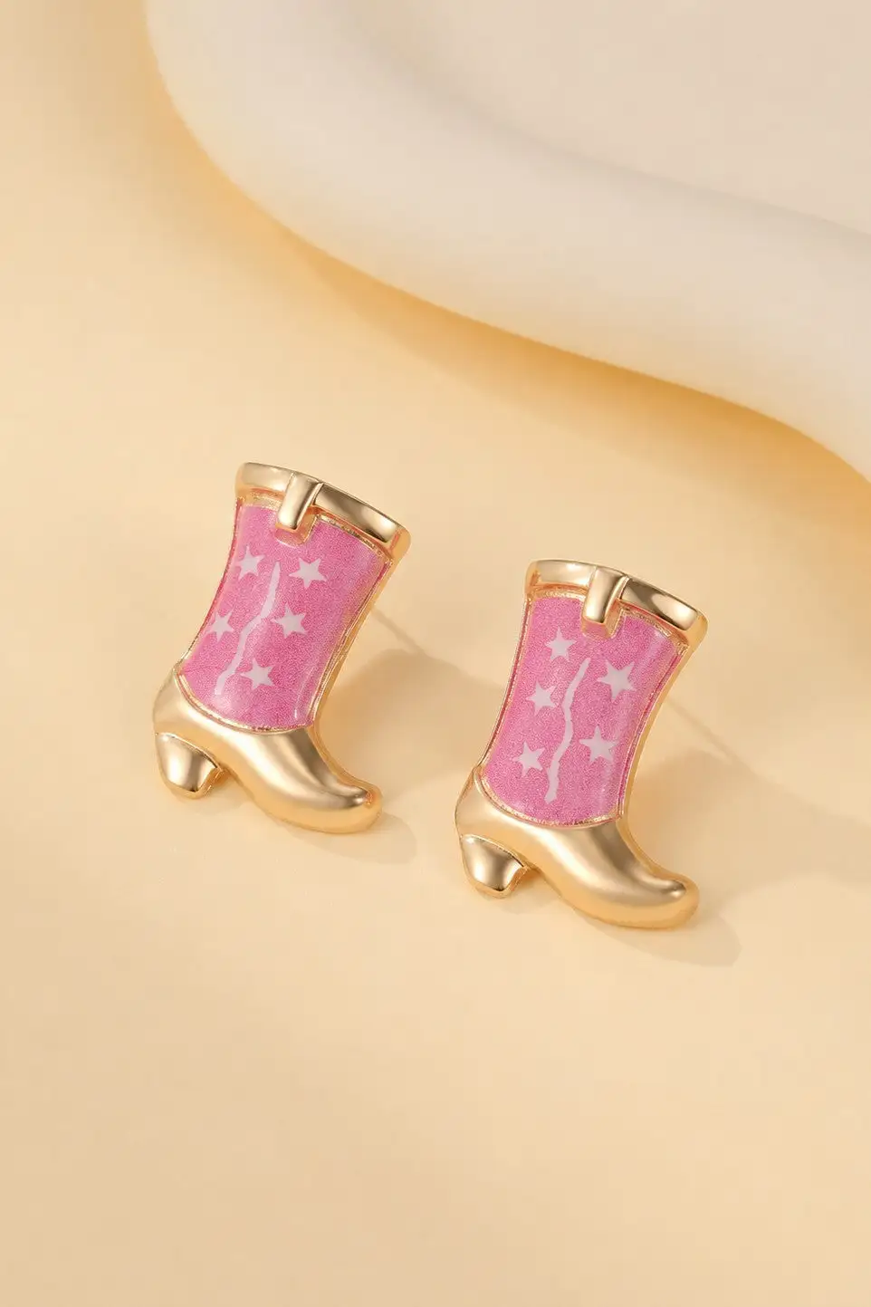 Western Boot Stud Enamel Charm