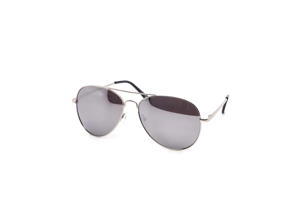 12-Pack Classic Metal Aviator Mirror Sunglasses