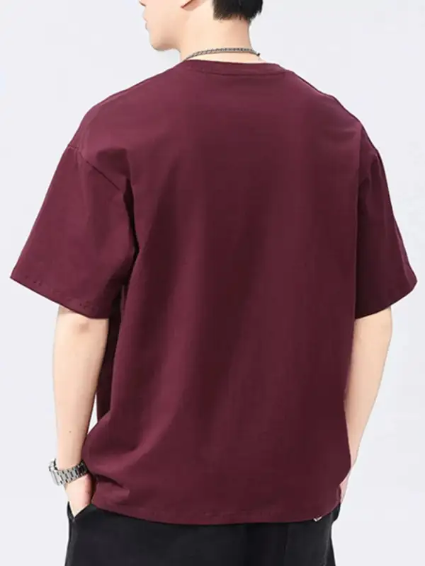 Clean Look Round Neck Short Sleeve T-Shirt