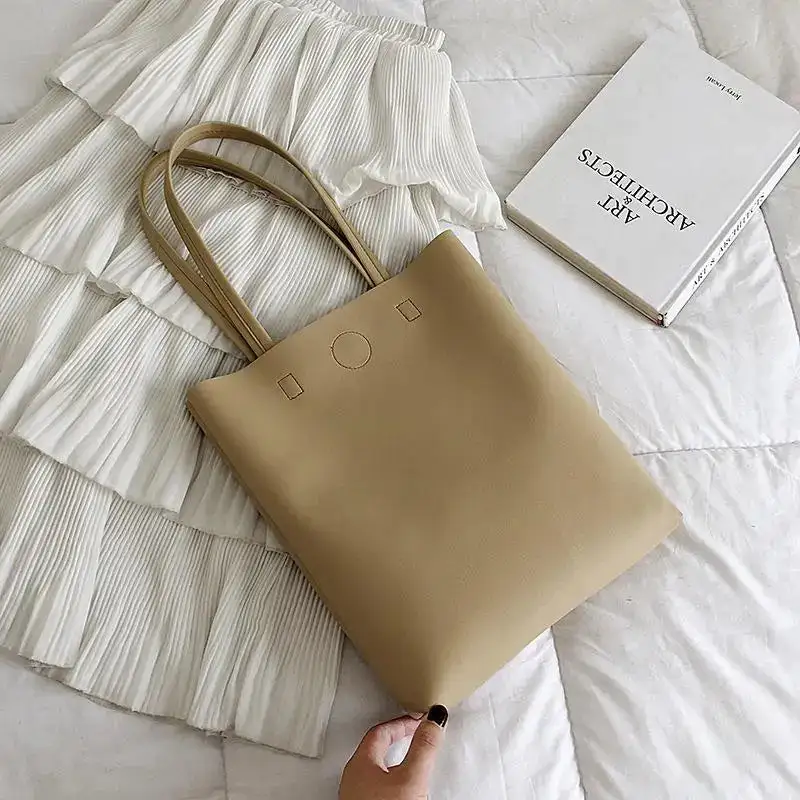 Refined Structured Soft Tote Bag