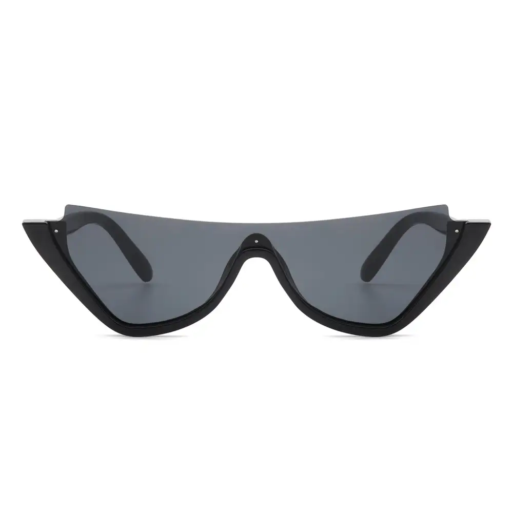 Retro Half Frame Vintage Cat-Eye Sunglasses