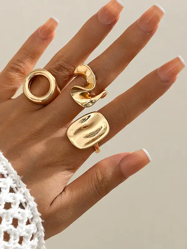 Geometric Delicate Modern Ring