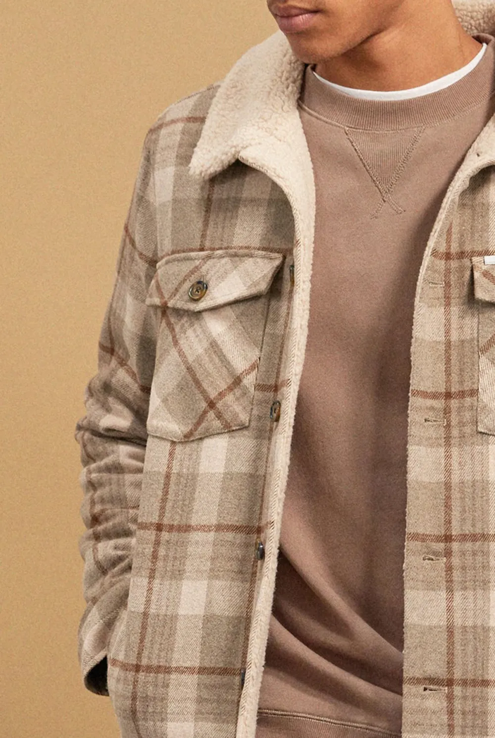 Quincy Jacket-Almond tan