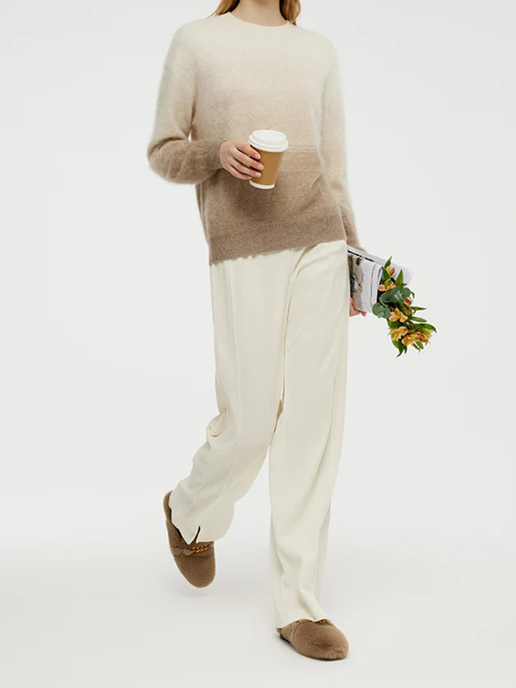 Brushed Cashmere Gradient Women Sweater