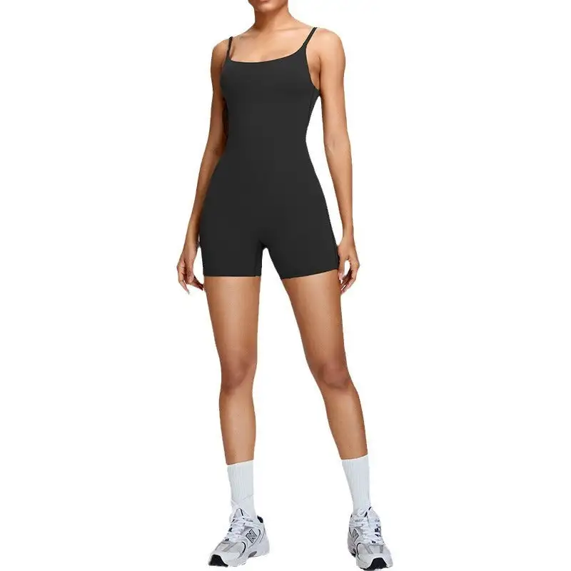 Sculpting Athleisure Chic Romper