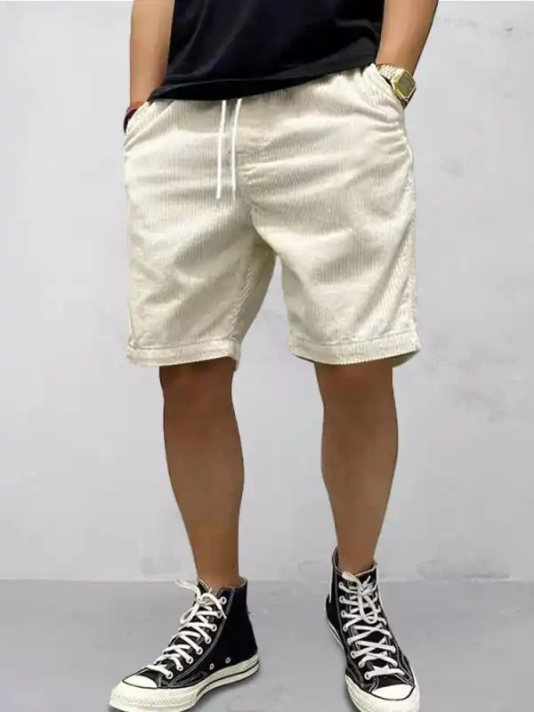 Men's Lightweight Casual Corduroy Shorts