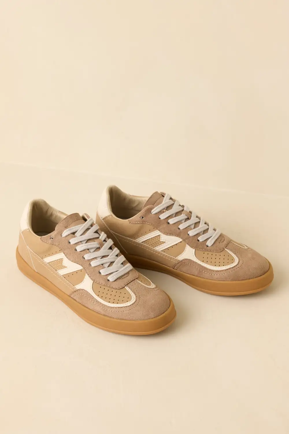 Gentle Faux Leather Leather Sneakers
