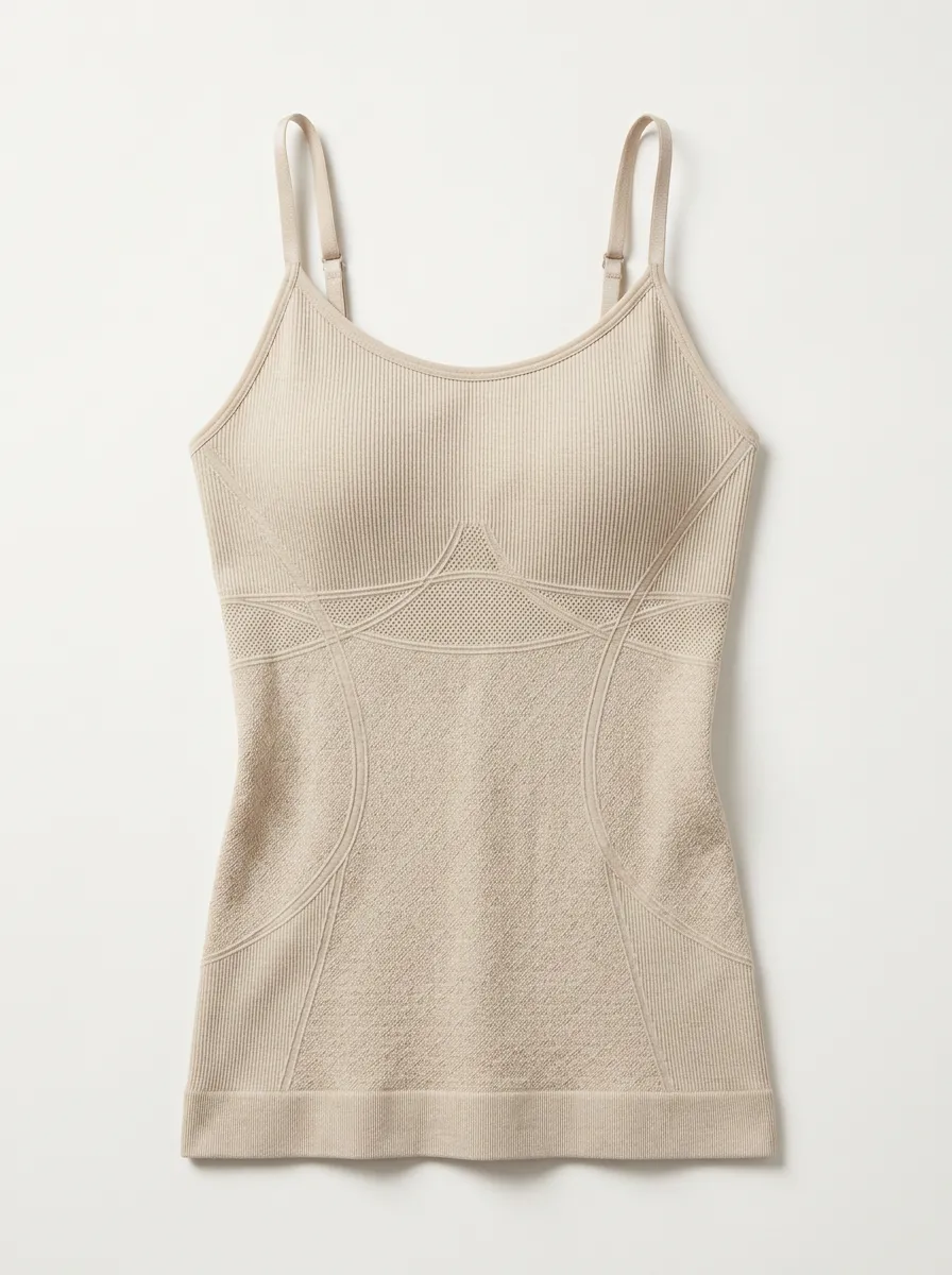 Women's Fitness Seamless Ribbed Padded Camisole Top