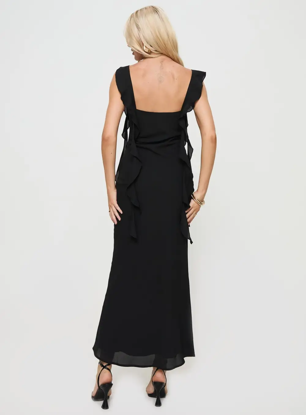 Smooth Maxi Tie Back Maxi Dress