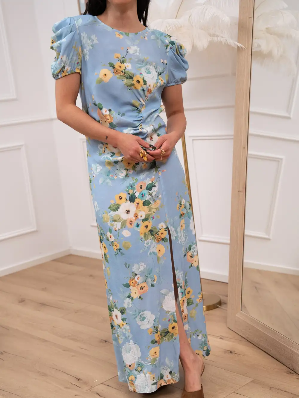 Hearth Maxi Ruched Dress