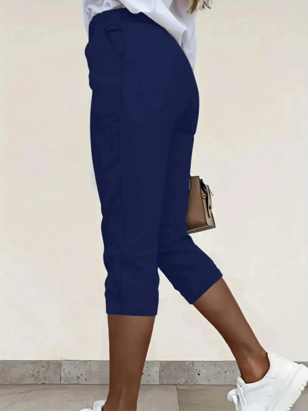 Pleated Detail Pocket Pants