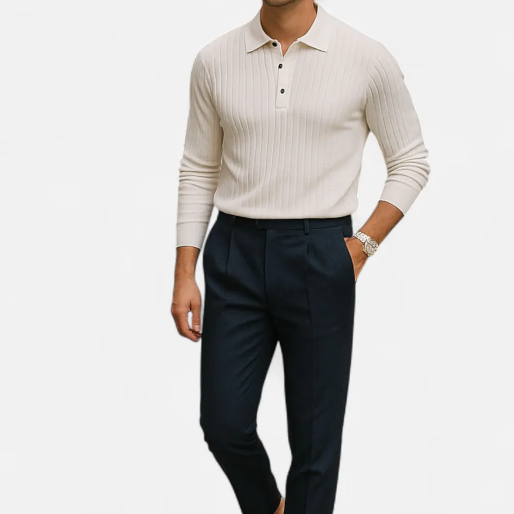 Knit Breathable Polo Shirt