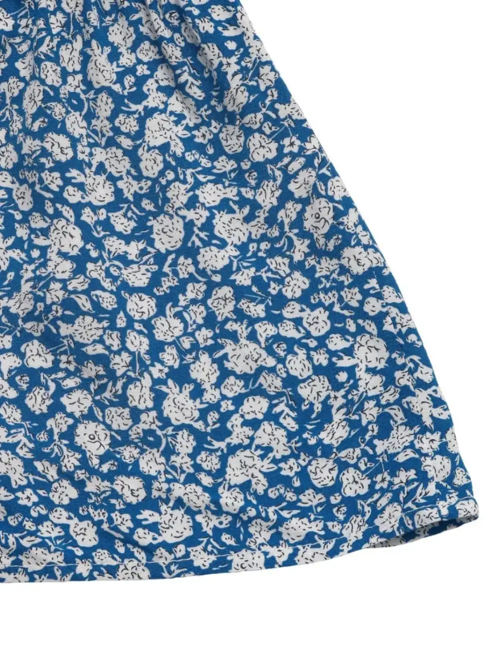 Relaxed Printed Tassel Skirt
