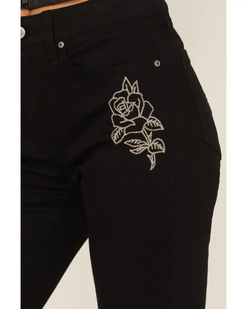 High Rise Bootcut Flare Stretch Denim Jeans