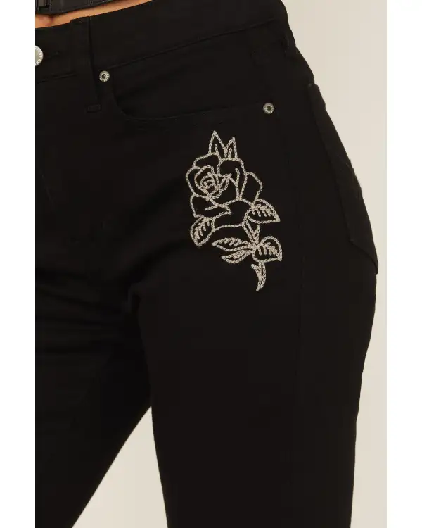 High Rise Bootcut Flare Stretch Denim Jeans