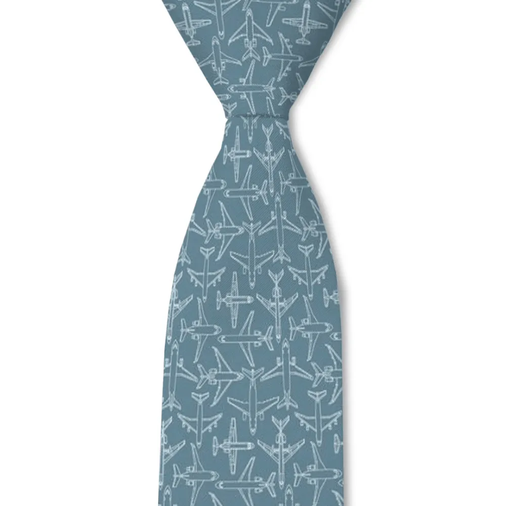 Aviation Novelty Pattern Necktie