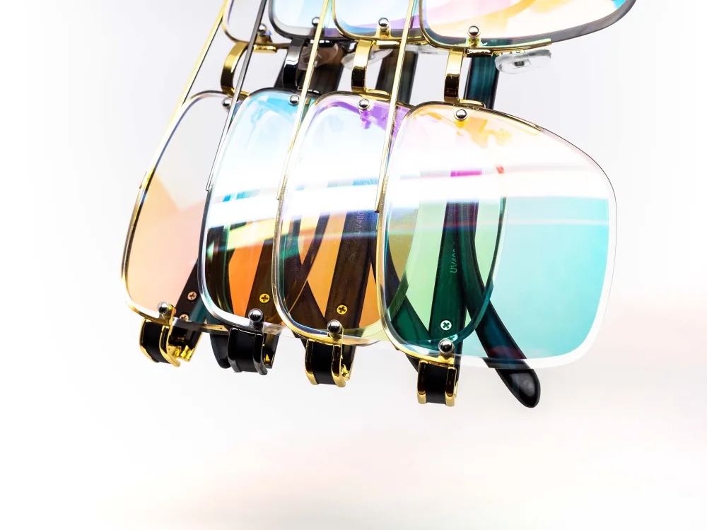 12-Pack Metal Aviator Silver-Tone Sunglasses