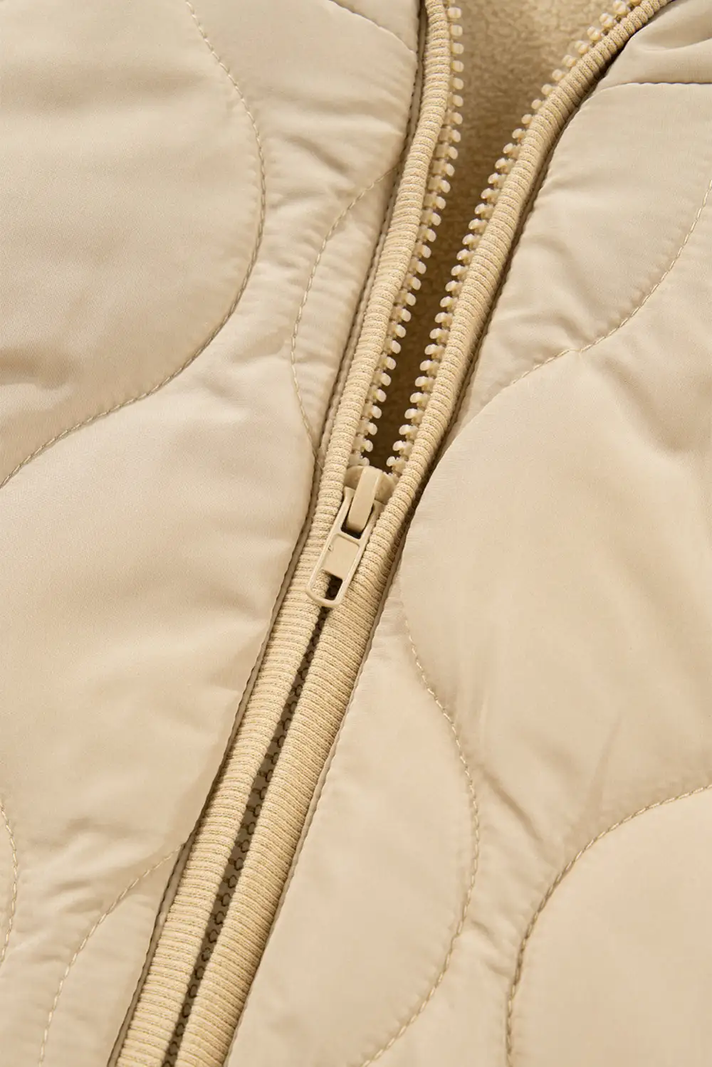 Quilted Padded Everyday Winter With Lining Sherpa Vest