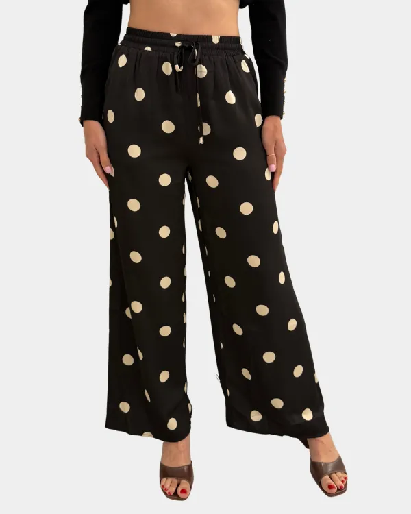 Relaxed Polka Dot Pants