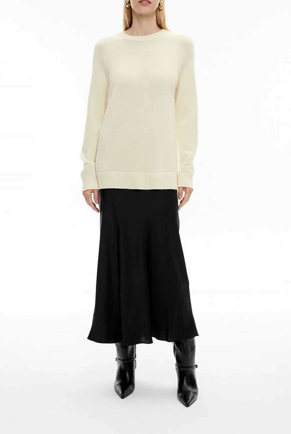 Mixed Fiber Knit Textured Dress