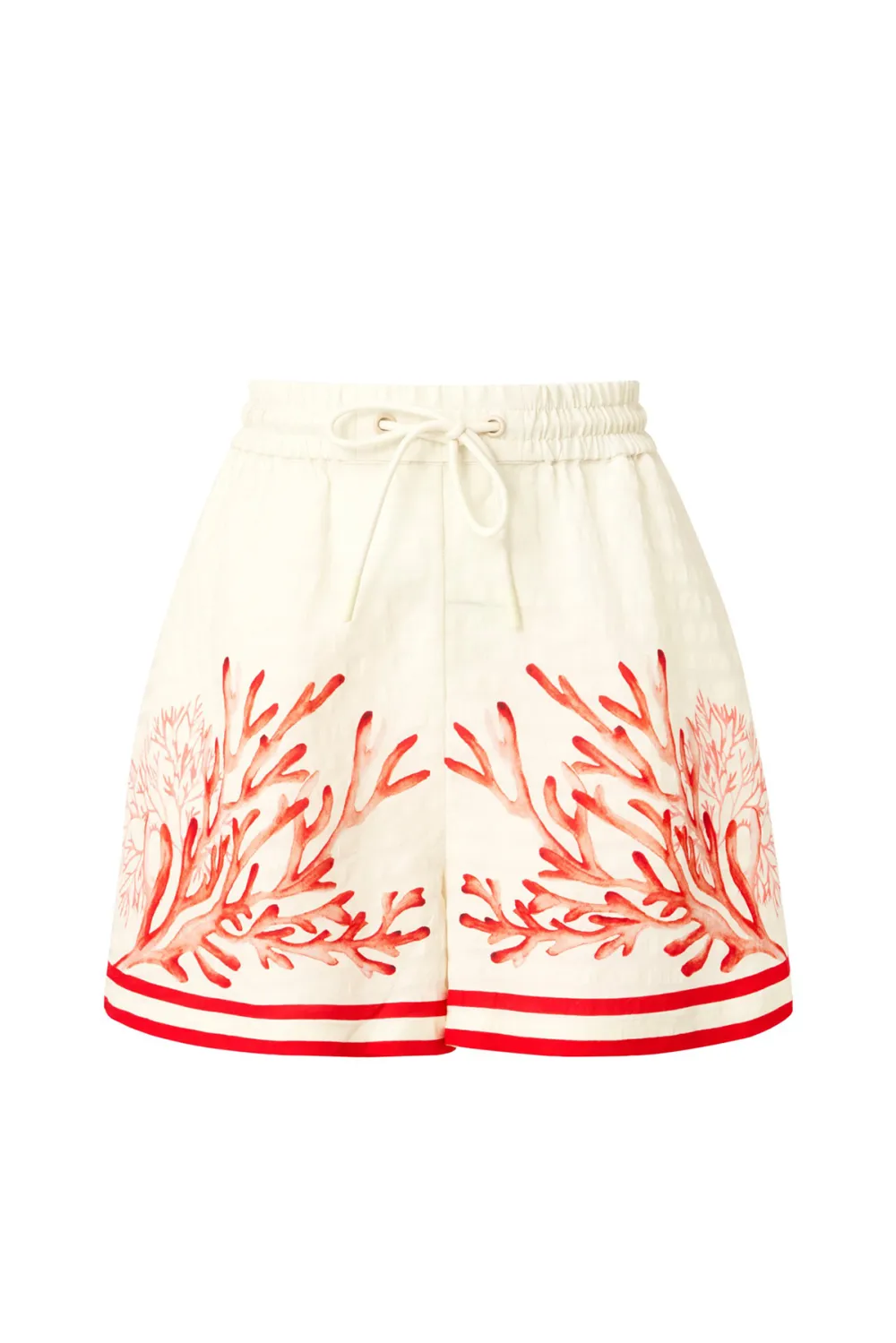 High Rise Drawstring Shorts