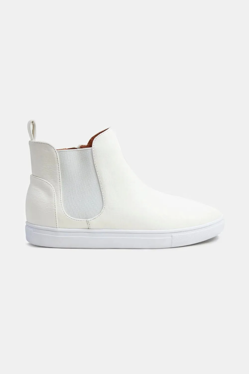 Fashion Faux Suede Elastic Side Panel Boot
