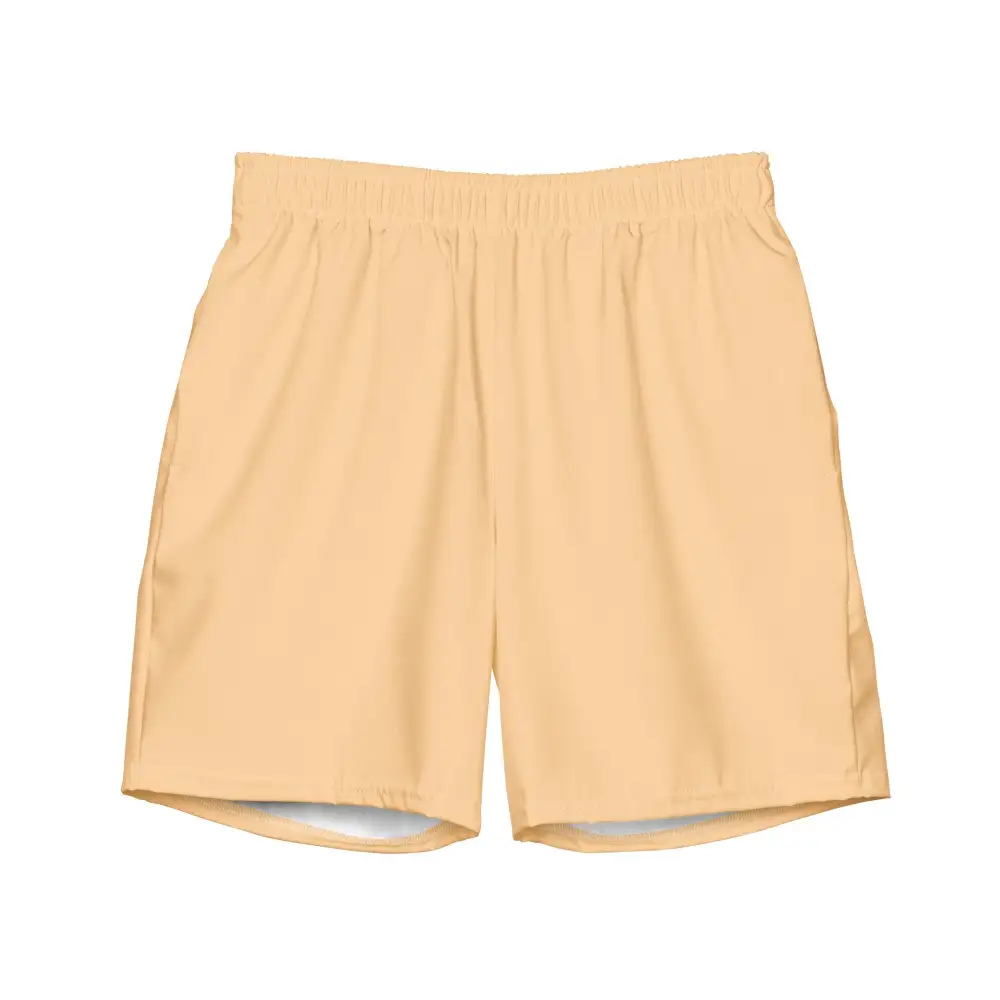 Mesh Lined Printed Swim Trunks