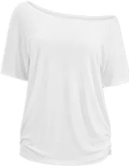 omen's Solid Color Tee Top