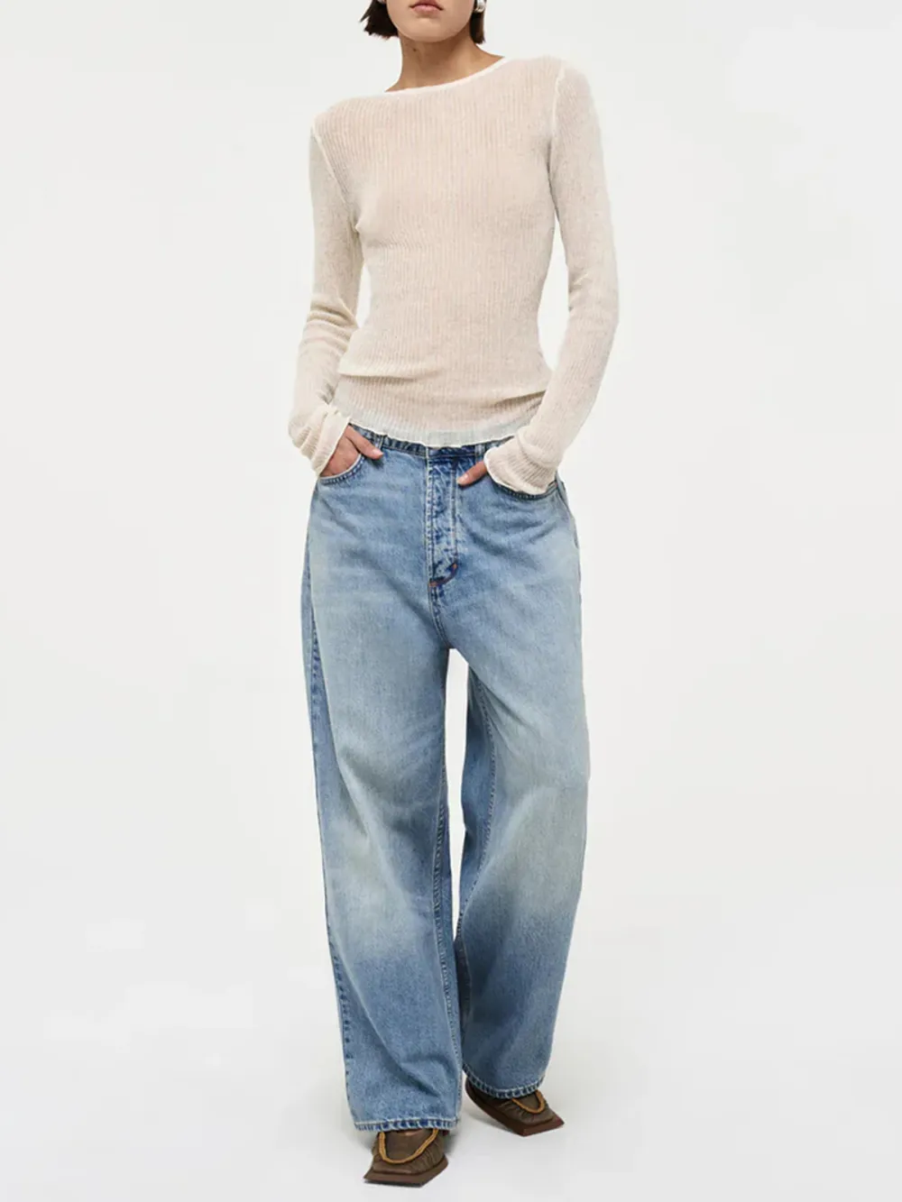 Casual Style Relaxed Vision Light Vintage Indigo