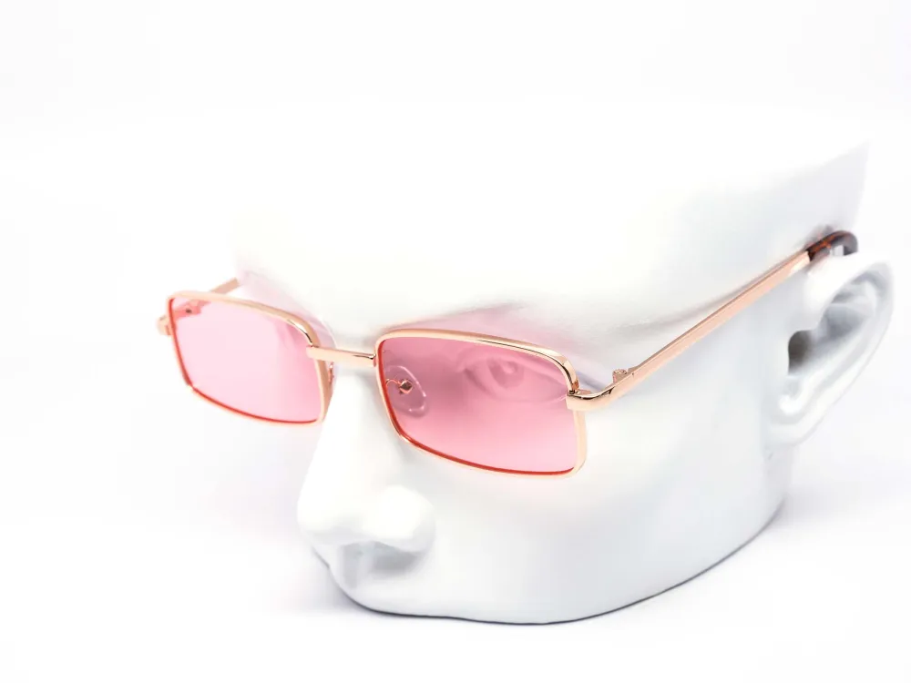 12-Pack Classic Metal Square Sunglasses
