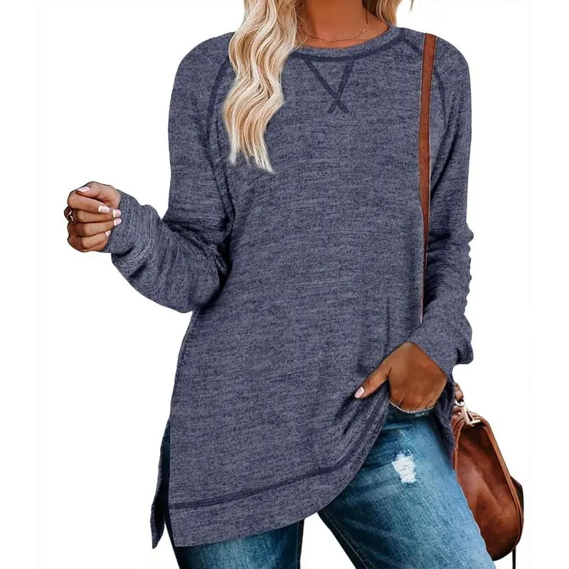 Tunic Tops for Women 2025 Long Sleeve Shirts for Leggings Loose Fit Sweaters