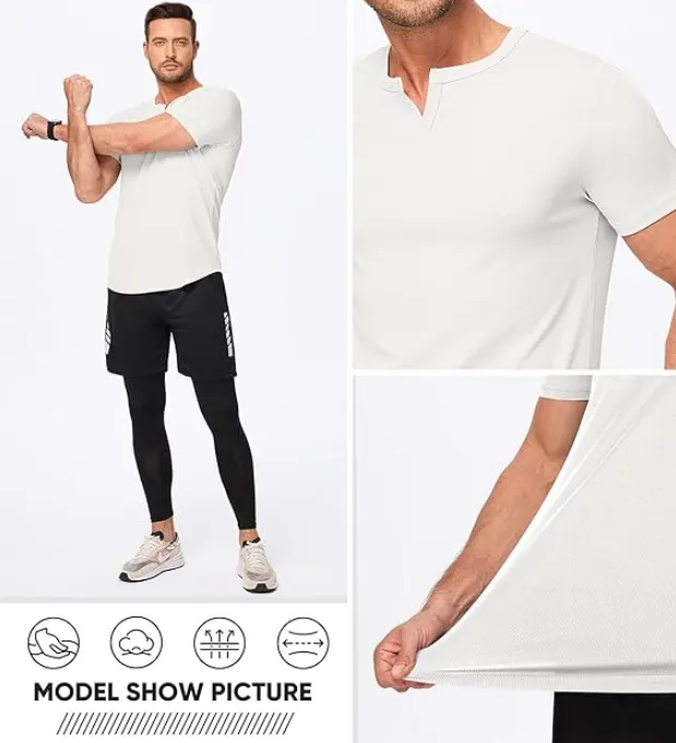 Men's V-Neck Short Sleeve T Shirt