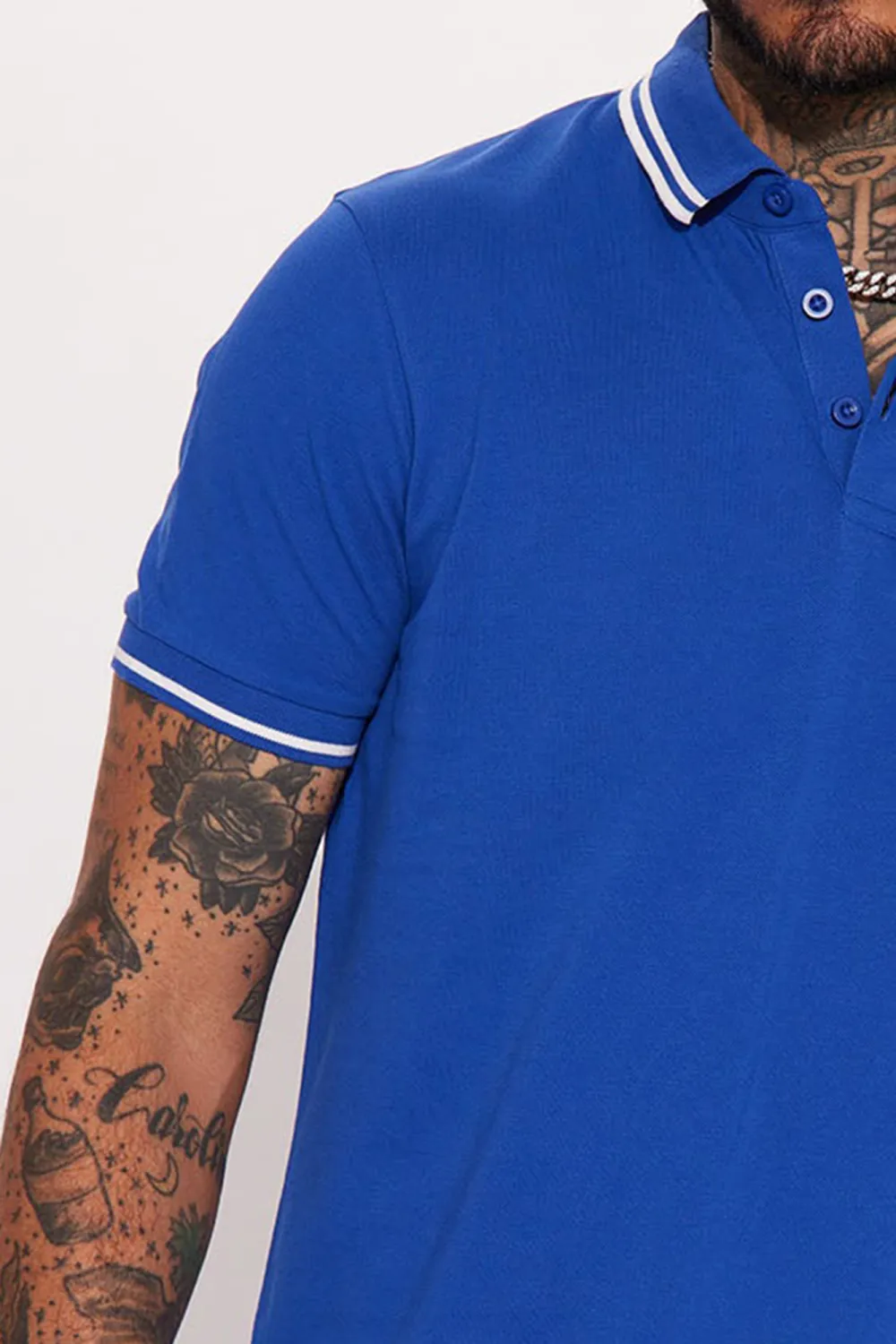 Royal Blue Short Sleeve Polo
