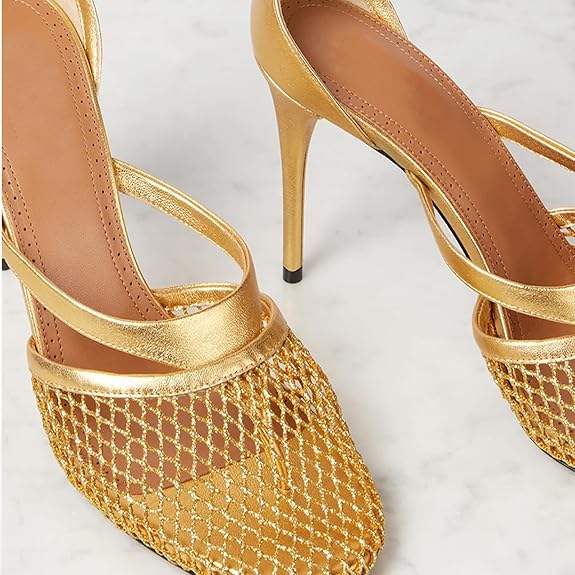 Elviera Mesh Stiletto Heels