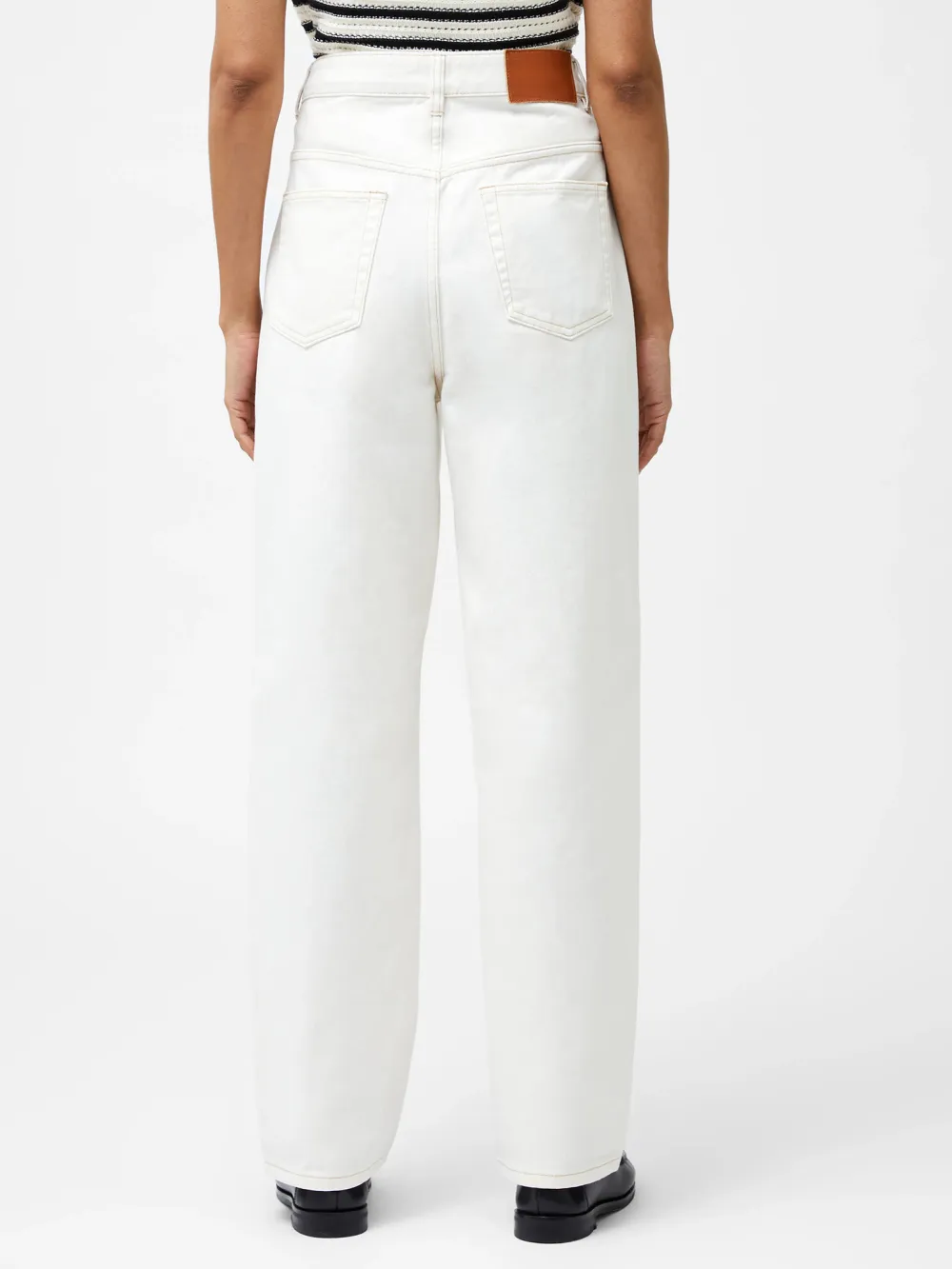 Basic Casual Commuter Denim Trousers