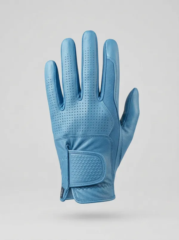 Streamlined Perforated Leather Golf Glove