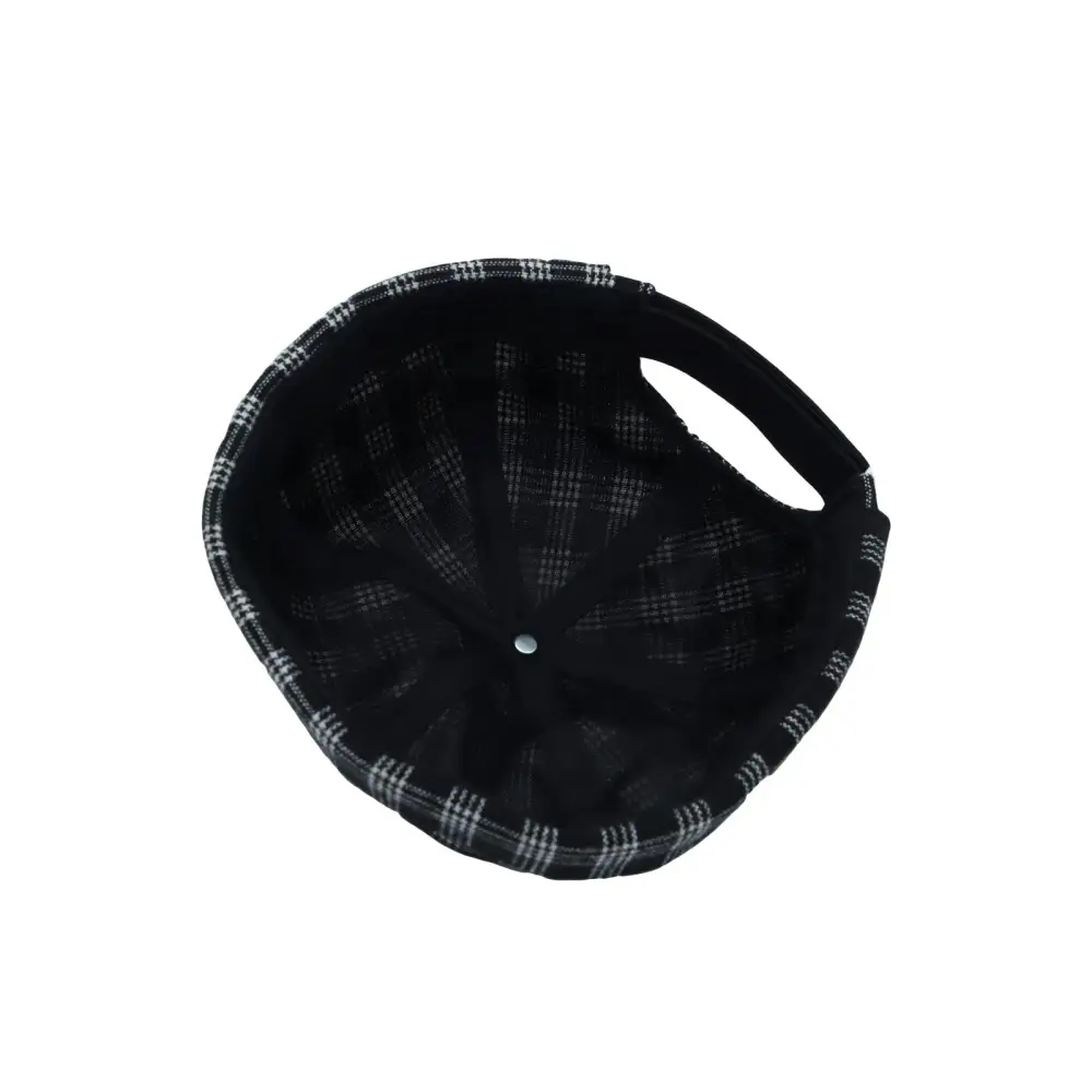 Plaid Beanie Hat