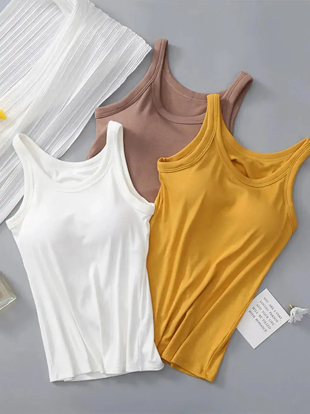 Round Neck With Built