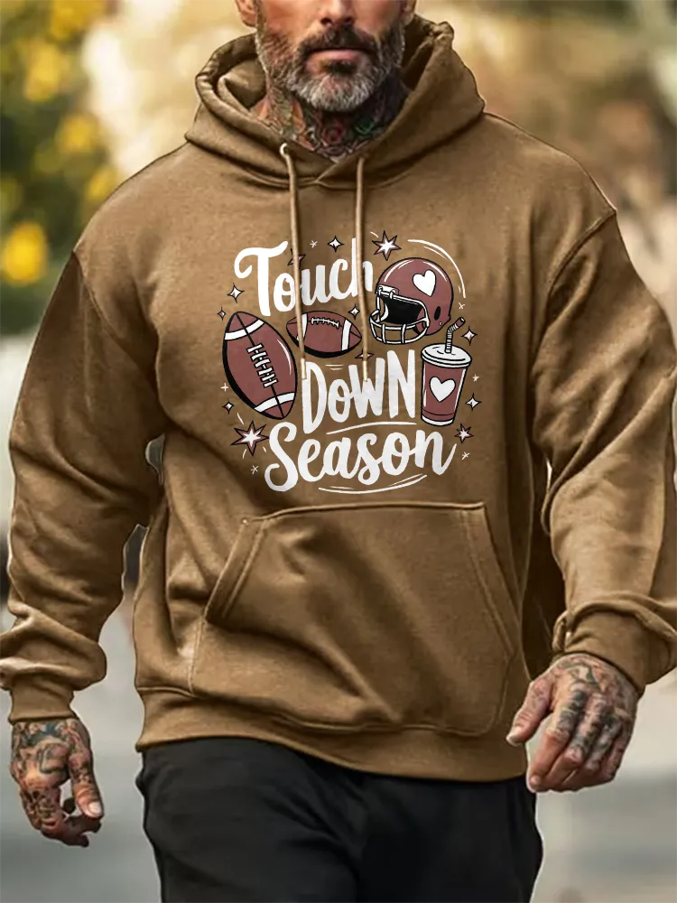 Touchdown Season Pockets Hoodies