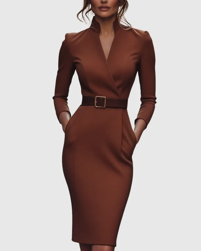 Refined Midi Dress