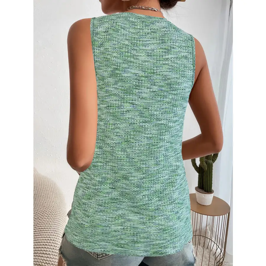 Full Size V Neck Tank Plus Size